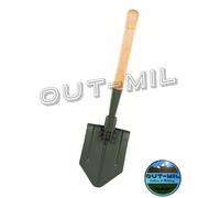 Pala vanga pieghevole manico in legno replica Svizzera (campeggio escursioni)