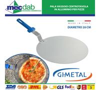 Pala Vassoio Centrotavola In Alluminio Per Pizze Varie Diametri Gimental
