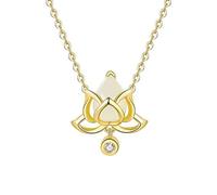 Palace S925 Necklace all-Match Nephrite White Jade Pendant for Women White Collarbone Chain Chinese Jewelry