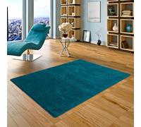 Palace - Tappeto Shaggy a Pelo Alto - Blu Verde - 17 Dimensioni