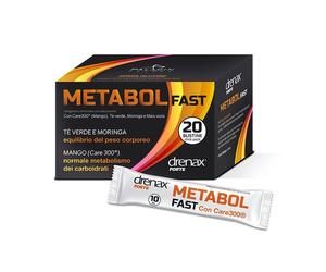 Paladin Pharma Drenax Forte - Metabol Fast Integratore Alimentare, 20 Stick Pack