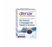 Paladin Pharma Drenax Forte Mirtillo - Integratore per il drenaggio dei liquidi, 60 compresse