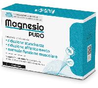 Paladin pharma SanaVita Magnesio Puro Integratore per Stanchezza e Affaticamento 45 Compresse
