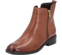 Palado Chelsea Boots donna Stromboli - stivaletti alla moda da donna con cerniera - eleganti scarpe invernali - comodi stivali con tacco, Marrone 255, 38 EU