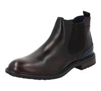 Palado Chelsea Boots Uomo Trisdan - Stivaletti eleganti e comodi in pelle PU per autunno e inverno - suola antiscivolo, moderni e versatili per ogni occasione, marrone scuro., 44 EU