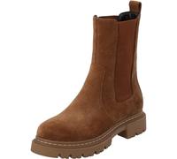 Palado Chelsea Boots Ustica - eleganti stivaletti in pelle bovina di alta qualità, leggermente foderati, ideali per l'autunno e l'inverno, combinabili in modo versatile, marrone, 39 EU