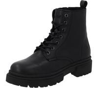 Palado Stivaletti da donna Kea - comodi stivali realizzati in Portogallo - stivali leggermente foderati - eleganti stivali con lacci, Black Freddo Stitch Black, 38 EU