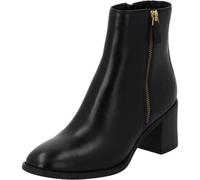 Palado Stivaletti da donna Lampedusa - eleganti stivali in pelle di pecora, leggermente foderati, con tacco a blocco, alla moda, Nero , 37 EU
