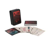 Set regalo di carte da gioco Stranger Things, scatola di latta da collezione, merchandising ufficiale Stranger Things Paladone
