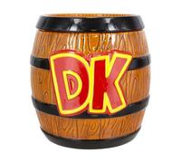 Paladone Barattolo Biscotti Donkey Kong a forma di barile - Prodotto ufficiale Nintendo, contenitore in ceramica per snack e biscotti, idea regalo