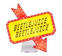 Paladone Beetlejuice Icon Accent Light - Prodotto con licenza ufficiale dell'iconico film horror retrò, decorazione e regalo spettrale, accessorio gotico per camera da letto e luce notturna per tutte