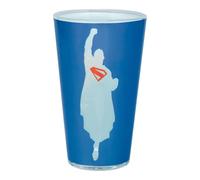 Paladone Bicchiere da 440 ml, con licenza ufficiale DC Comics, bicchiere in vetro per fan dei supereroi, regalo divertente, merchandising cinematografico