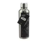 Paladone borraccia acciaio inox Star Wars 500 ml doppia parete nero argento