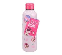 Paladone, Borraccia in metallo rosa con tappo a vite di Lotso, riutilizzabile, in acciaio inox, 500 ml, con licenza ufficiale Disney Pixar, prodotto di Toy Story per bambini, adulti, scuola, lavoro
