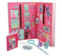 Stitch Stationary Calendario dell'Avvento di alta qualità per 24 giorni, con licenza ufficiale, regalo di Natale e decorazione natalizia stagionale per la camera da letto delle ragazze Paladone