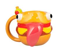 Paladone Fortnite Durrr - Tazza a forma di hamburger, 450 ml, con licenza ufficiale, in ceramica, per tè, cioccolata calda e altro, regalo per ragazzi