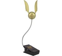 Paladone golden snitch lumi clip | lampe de lecture pratique sur le thème harry potter | double alimentation par piles ou usb doré