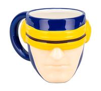 Paladone X-Men Cylcops - Tazza da caffè in ceramica con visiera che cambia calore, con licenza ufficiale Marvel, 550 ml, oversize per tè, cioccolata calda e altro, idea regalo per supereroi