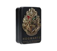 PALADONE HARRY POTTER HOGWARTS PLAYING CARDS IN A TIN BLACK