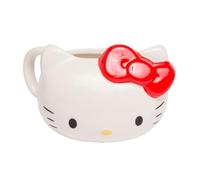 Paladone Hello Kitty - Tazza in ceramica a forma di gatto con classico fiocco rosso, accessorio da scrivania per ufficio e scuola, idea regalo, PP13154HK