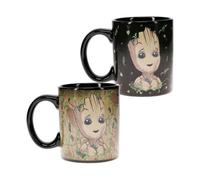 Paladone Cambio Colore Tazza Marvel Groot 300ml di Caffè Magica Guardians