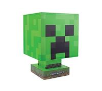 Paladone - Lampada a forma di Creeper di Minecraft, a batteria, portatile, misura unica, multicolore