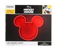 Paladone Lampada da parete a LED con orecchie di Topolino Disney, con licenza ufficiale, con cavo di alimentazione, per casa, camera da letto, soggiorno, decorazione della cultura pop