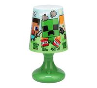 Paladone, Lampada da tavolo di Minecraft con cambiamento graduale dei colori, con licenza ufficiale, luce notturna a LED RGB per bambini e giocatori, prodotto cultura pop e gaming