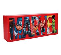 Marvel Comics Lampada Paladone Avengers Logo 30 cm – 2 modalità di luce multicolor, USB/batterie