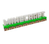 Paladone Lampada Minecraft Luce Logo - Lampada Luce Led Notturna Usb o Batterie