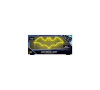 Batman LED Neon Light - Licenza ufficiale DC Comics, iconico logo a forma di lampada, alimentazione USB, accessori e decorazioni per la camera dei ragazzi | Paladone