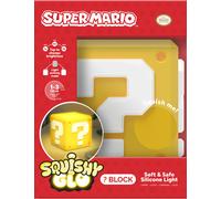 Paladone Lampada SquishyGlo Silicone Super Mario Question