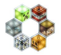 Minecraft Hexagon Lights Lampada da gioco per camera da letto montata a parete