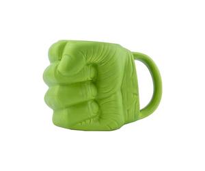 Paladone Marvel PP2985MA Tazza a Forma di Mano di Hulk, Ceramica, Multicolore, 9.6x16.3x11.6 cm