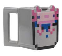 Paladone Minecraft Axolotl Shaped Tazza da Caffè in Ceramica Mug 400ml