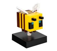 Paladone Minecraft Bee Icon Light - 11cm Light-Up Figure for Bedroom or Gaming Space - Soft Glow Battery Lamp