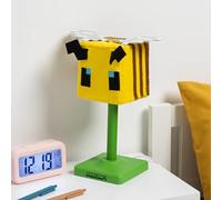 Paladone Minecraft Bee SoftGlo - Lampada a forma di ape con paralume in peluche, illuminazione ambientale morbida per camere da letto e sale giochi