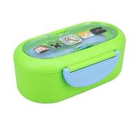 Paladone Minecraft Bento Box - Contenitore per il pranzo con licenza ufficiale con divisore, forchetta e cucchiaio, lavabile in lavastoviglie e adatto al microonde, perfetto per scuola o picnic