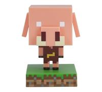 Paladone, Mini lampada a LED con personaggio Piglin di Minecraft, con licenza ufficiale, per camera dei bambini, sala giochi e decorazione della casa, alimentazione a batteria, da collezione