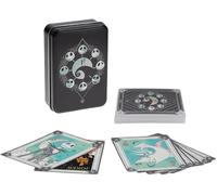 Paladone Nightmare Before Christmas, carte da gioco in scatola di latta da collezione, prodotto con licenza ufficiale, mazzo standard di 52 carte con illustrazioni di personaggi, regalo per i fan di