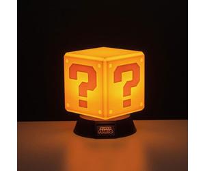 PALADONE NINTENDO SUPER MARIO LAMP QUESTION BLOCK LIGHT LAMPADA 3D DA TAVOLO