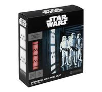 Paladone Pannello luminoso da parete a forma di Morte Nera di Star Wars, cambia colore e modalità reattive musicali, licenza ufficiale, decorazione da parete a LED per camere da letto e casa, regalo