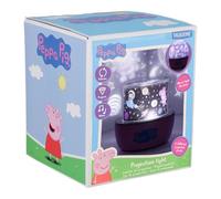 Paladone Peppa Pig - Lampada proiettore con licenza ufficiale con suoni e scene intercambiabili, 4 modalità di illuminazione, luce notturna rilassante per andare a dormire