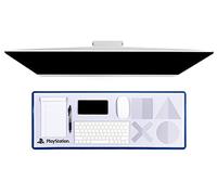 Paladone PP8816PS tappetino per mouse Tappetino per mouse per gioco da computer Blu, Bianco