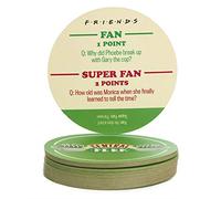 Paladone PP5713FR Friends TV Show Trivia, 20 sottobicchieri centrali per bevande con 40 domande, in cartone