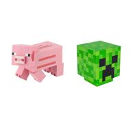 Paladone PP6590MCF Minecraft Pig - Hucha (19 cm, con Licencia Oficial), Color Ro