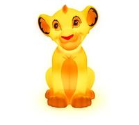 Paladone Simba - Lampada a forma di 3D, prodotto con licenza ufficiale The Lion King, luce notturna Disney per comodino o decorazione per la camera dei bambini, alimentata a batteria, 12720