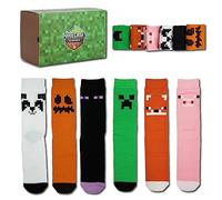 Paladone Socks Calzini Minecraft Odd, Multicolore, 36 Unisex-Bambini e Ragazzi