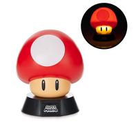 Paladone Super Mario Bros. Mushroom 3D Night Light, Decorative Lamp Collectible,
