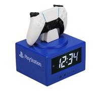 Paladone, Sveglia digitale con controller DualSense della PlayStation, con funzione luce notturna, con licenza ufficiale, decorazione da gaming e per camera da letto, per bambini e ragazzi